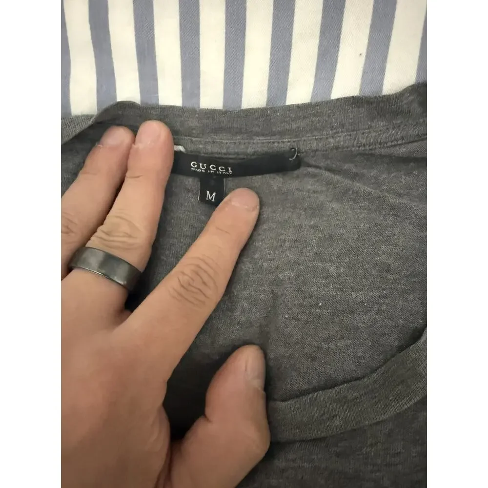 Rare Gucci Vintage American Flag GG Logo T-Shirt